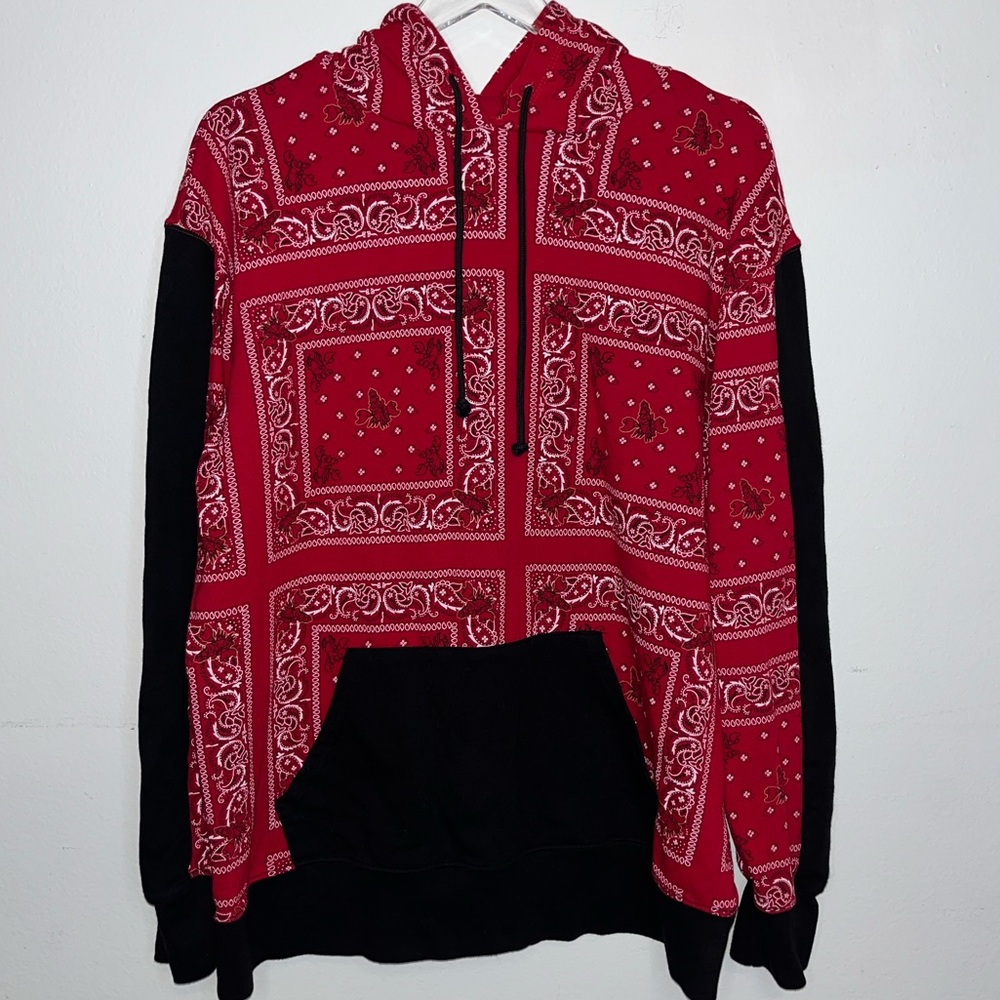 Disney Parks Exclusive Little Mermaid Sebastian Crab Red Bandana Hoodie Sz Large
